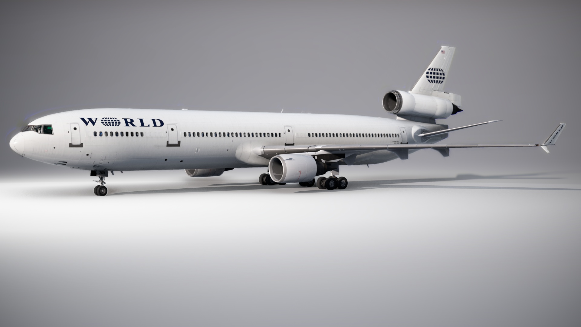 World Airways N269WA, N272WA, N801DE, N803DE, N804DE